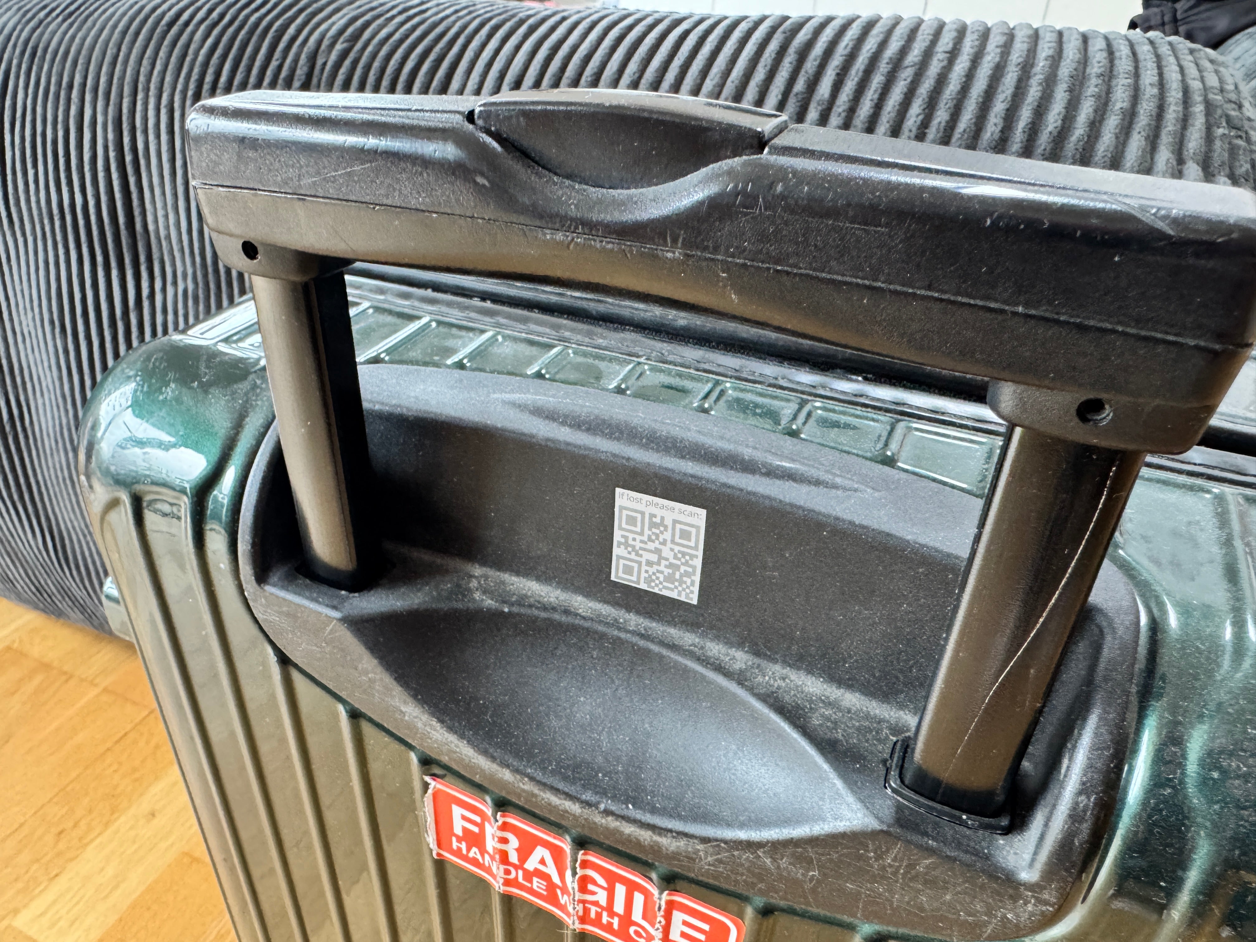 iD-Aufkleber mit QR-Code & Text Aufklebern