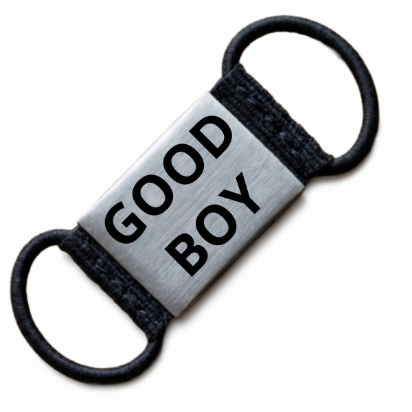 Lautlose Hinweis-Hundemarke "GOOD BOY"