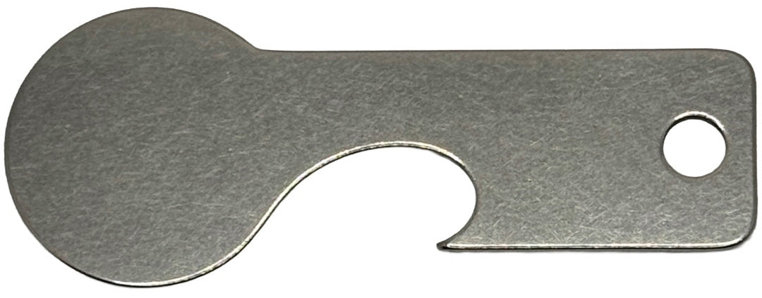 Personalisierter Schlüsselanhänger mit Gravur – Einkaufswagenlöser & Flaschenöffner aus Edelstahl