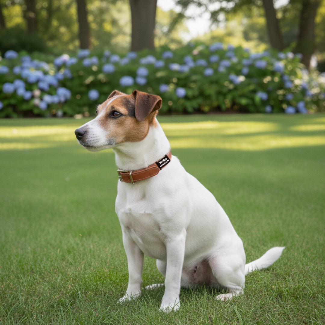 Lautlose Hundemarke mit Gravur (schwarz)