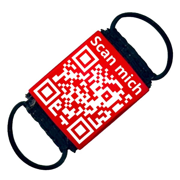 Lautlose Hundemarke mit QR-Code – geräuschlos & ohne Klappern