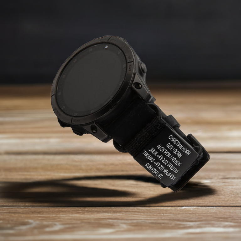 SOS iD-Tag black for watches