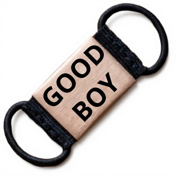 Lautlose Hinweis-Hundemarke "GOOD BOY"