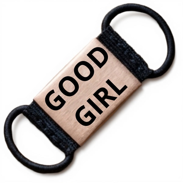 Lautlose Hinweis-Hundemarke "GOOD GIRL"